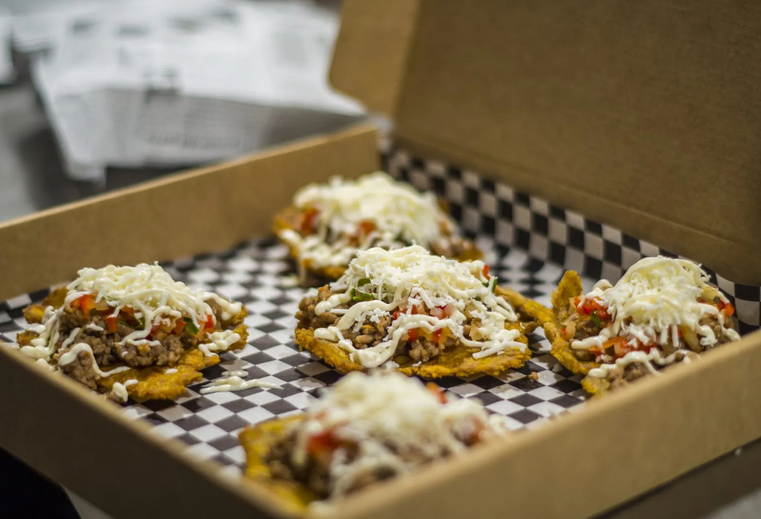 Box of tostones to share